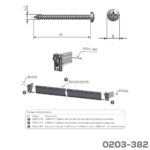 Tornillo gripper Ø4.2x5 mm cabeza plana para LIBRA H=7