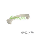 Jaladera Zamak cc 96 mm L=115 mm 4312 Z23 Niquel mate Tornillo M4x25mm