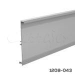 Zoclo para iluminación LED Cerrajes L=4 m H=150mm Aluminio anodizado natural mate
