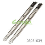Corredera KV 8417B H=45mm L=457mm Zincada Extensión total autocierre