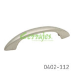 Jaladera Zamak cc 96 mm L=125 mm 4107 Z23 Niquel mate Tornillo M4x25mm