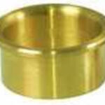 Jaladera embutida para puerta corrediza Cerrajes Ø=30mm latónbrillante