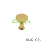Botón Latón Ø=21 mm 4084 L15 Latón pulido Tornillo #8-32X1"