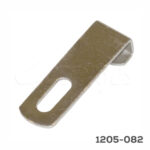 Soporte metalico de gancho vertical para cristal