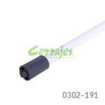 Riel divisor Cerrajes "Impaz" L=600mm blanco RAL9010
