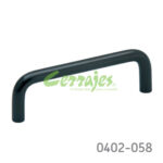 Jaladera Latón cc 88 mm L=96 mm 4021 L24 Niquel negro Tornillo #8 - 32X1"