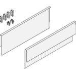 Juego de lateral Duowing 500 mm para Nova Pro Blanco