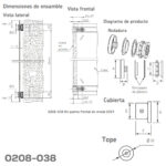 Kit puerta frontal de cristal e019 - Image 2