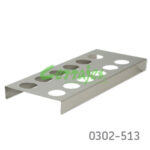 Base para 12 especieros Inox  Ø=50 200x500 mm (s/especieros)