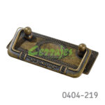 Jaladera de aro Zamak cc 64 mm L=97 mm 2086 Z11 Cuero