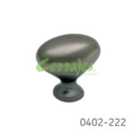 Botón Zamak L=33 mm 4241 Z37 Niquel negro mate Tornillo #8-32X1"