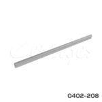 Jaladera Aluminio cc 480 mm L=544 mm 4235 A35 Anodizado natural mate Tornillo #8 - 32X1"