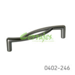 Jaladera Zamak cc 128 mm L=138 mm 4307 Z37 Niquel negro mate Tornillo #8 - 32X1"