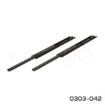 Corredera KV 8400 H=45mm L=300mm Negra Extensión total