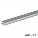 Embellecedor central Struttura para 8 mm L=3,60m Aluminio anodizado natural mate