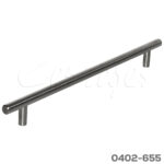 Jaladera Acero Inoxidable cc 256 mm L=316 mm 4045 I14 cepillado Tornillo M4x25mm