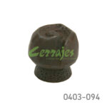 Botón Zamak Ø=33 mm 3046 Z29 Óxido Tornillo M4x25mm