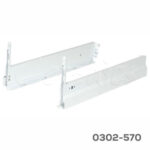 Jgo.Vionaro blanco 500 mm para 40 kg con cierre suave h=89