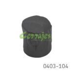 Botón Zamak Ø=25 mm 3050 Z32 Pewter negro