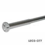 Tubo central con soportes de fijación para charola giratoria 1203-075 y 076