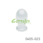 Botón Zamak Ø=15 mm 6013 Z09 Cromo mate