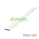 Barra divisoria alu recortable 1 150 mm Nova Pro blanca