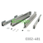 Jgo. Nova-Pro Classic metalico 500 mm para 40 kg con cierre suave