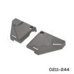 Cubierta para sistema de levantamiento Salice "Evolift Parallel" plástico gris titanio