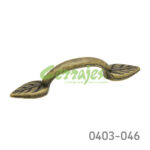 Jaladera Zamak cc 76 mm L=130 mm 3028 Z01 Bronce antiguo Tornillo #8 - 32X1"
