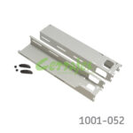 Travesaño perforado l 800-1100 mm aluminio