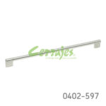 Jaladera Acero Inoxidable cc 384 mm L=414 mm 4321 I14 cepillado Tornillo M4x25mm