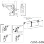 Colgador para gabinete LIBRA H=6 izquierdo - Image 2