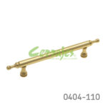 Jaladera Latón cc 96 mm L=145 mm 2038 L15 Latón pulido Tornillo #8 - 32X1"
