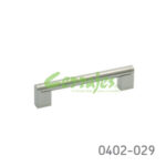 Jaladera Hierro (Acero) cc 128 mm L=156 mm 4182 H14 Niquel cepillado Tornillo M4Xx48mm