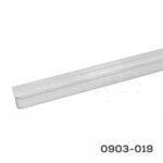 Perfil PVC para estante (18,5 x 27,5 mm) "Flex&Lux" 0903-009 para tira LED (Máx:12 W/m) L=2,6m