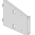 Soporte modesty panel aluminio