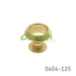 Botón Latón L=28 mm 2071 L15 Latón pulido Tornillo #8-32X1"