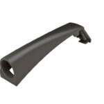 Componente superior para soporte Italiana Ferramenta "K-Push Tech" L=20mm antracita