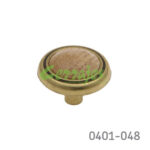 Botón Zamak / Madera Ø=32 mm 5032 Z53 Acabado metálico con madera Tornillo #8-32X1"