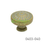 Botón Latón L=32 mm 3018 L33 Pewter pulido Tornillo #8-32X1"