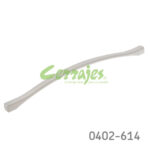 Jaladera Zamak cc 224 mm L=242 mm 4407 Z22 Niquel cepillado Tornillo M4x25mm