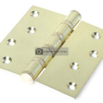 Bisagra de libro 101 x 101 x 3.0 mm laton brillante