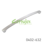 Jaladera Zamak cc 224 mm L=240 mm 4425 Z22 Niquel cepillado Tornillo M4x25mm