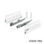 Riel rectangular para "Nova Pro Scala" color "Ice" L=500 mm
