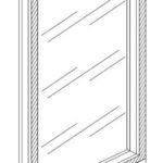 Modulo transparente 80 h=170 61111245.009