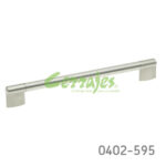 Jaladera Acero Inoxidable cc 224 mm L=254 mm 4319 I14 cepillado Tornillo M4x25mm