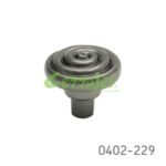 Botón Zamak Ø=31 mm 4237 Z37 Niquel negro mate Tornillo #8-32X1"