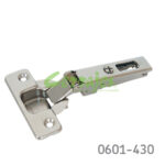 Bisagra sobrepuesta Salice  S200 Ø=35mm cuello 00 48x6mm 120° electrolítico Titanio autocierre