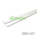 Varilla rectangular division  Nova Pro recortable blanca