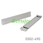 Soporte lateral para organizadores Nova Pro inox L=500 mm